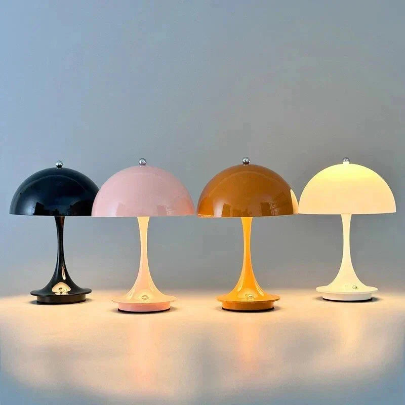 Trådløs Bordlampe med Genopladeligt Batteri – Stilfuldt Design