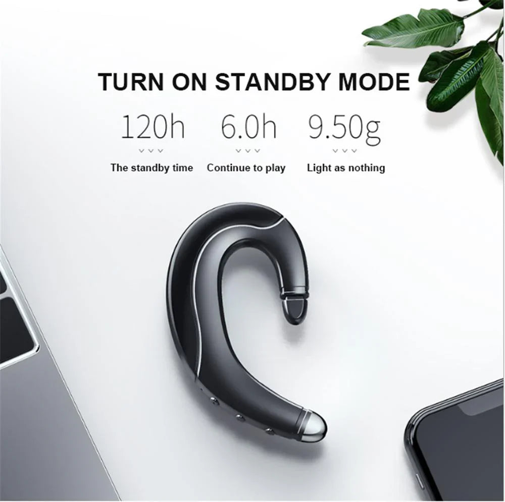Trådløst Headset med Knogleledning - Frihed og Klar Lyd