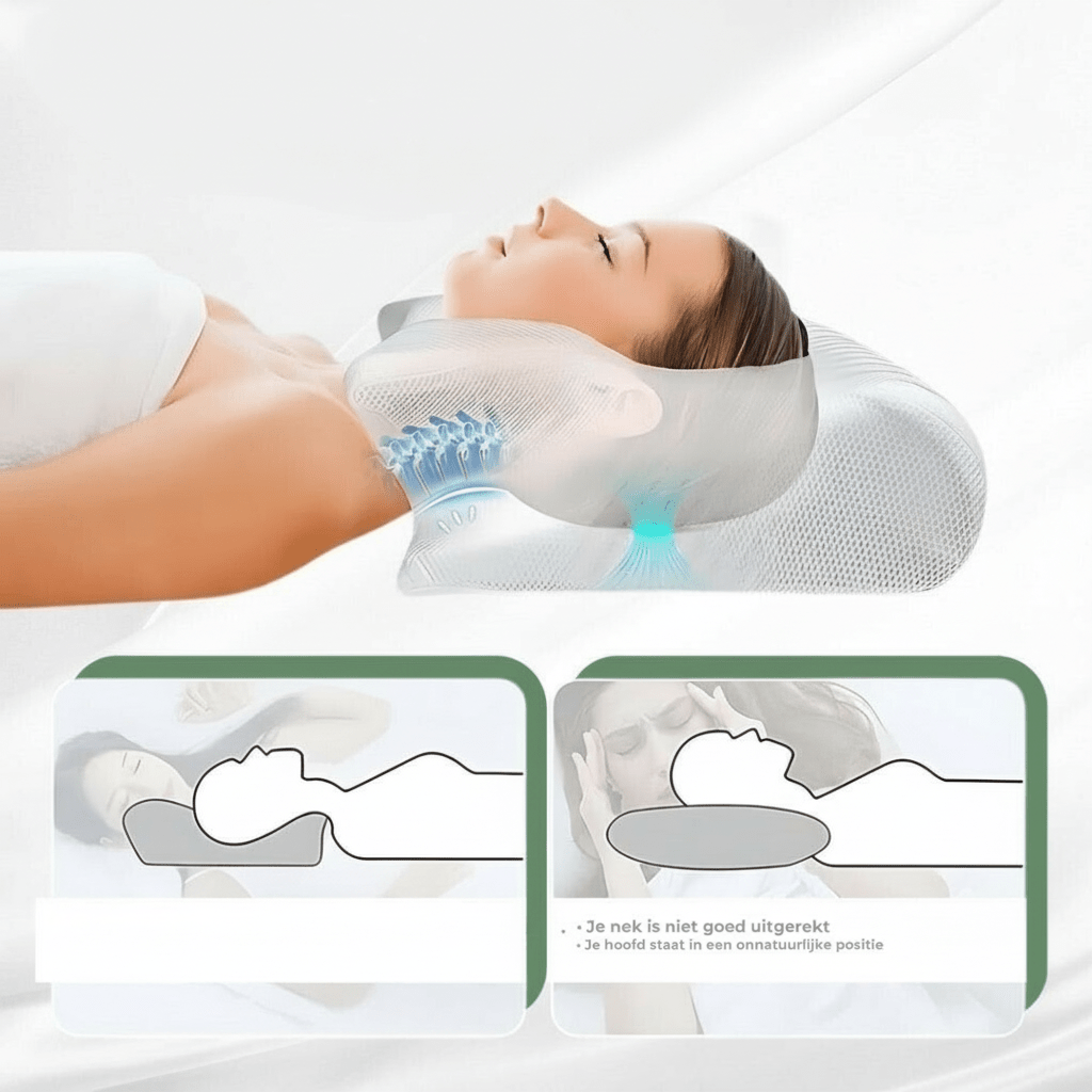 Ergonomisk Nackkudde i Memory Foam för Bättre Sömn