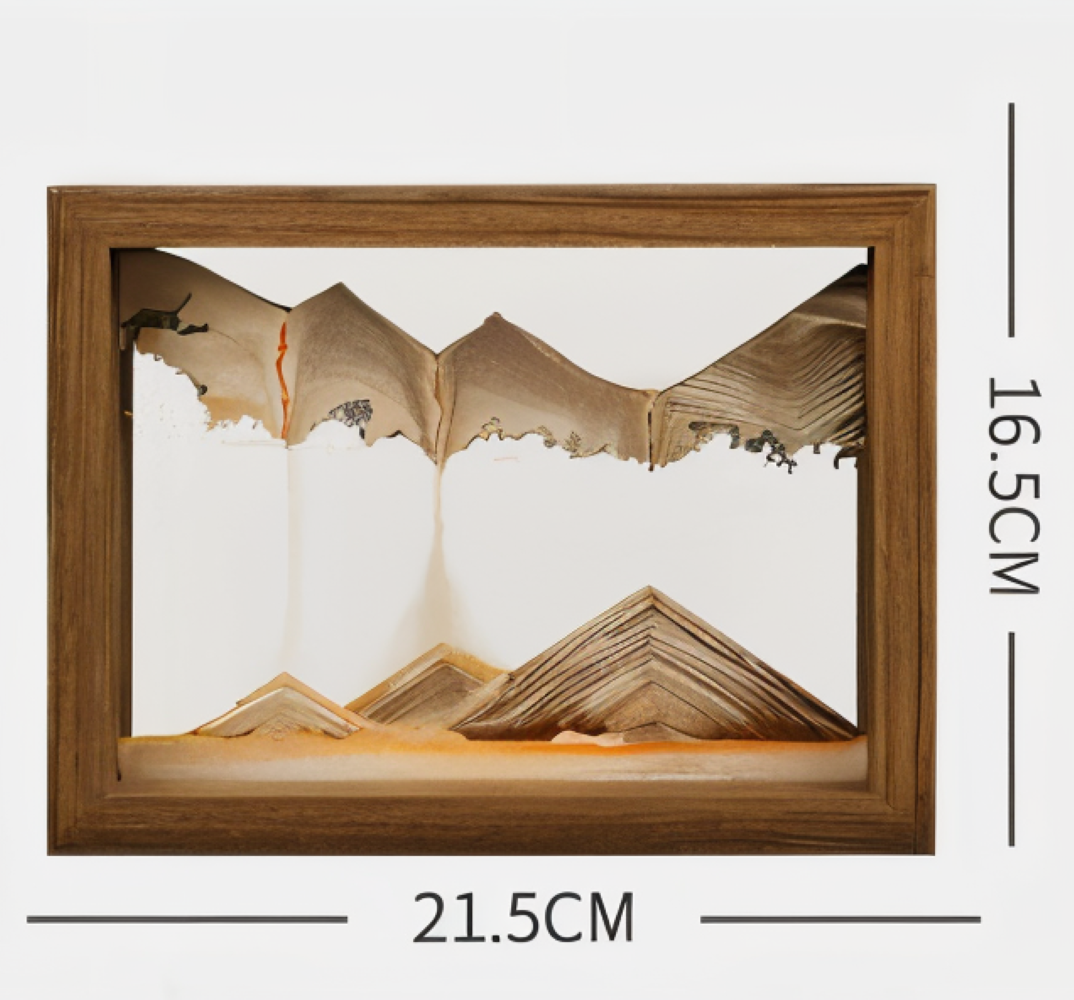 360° Sand Maleri – DynaFlow Arte de Arena i rektangulært format