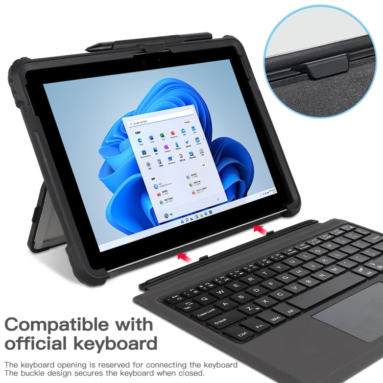 Akryltransparent laptopfodral med hand- och axelrem för Surface Pro 4 / 5 / 6 / 7 / 7+