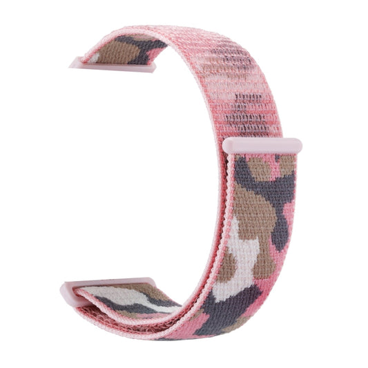 Nylon Urrem til Apple Watch Ultra 49mm & Series 9, 8, 7, 6, 5, 4, 3, 2, 1 (Rosa Camouflage)