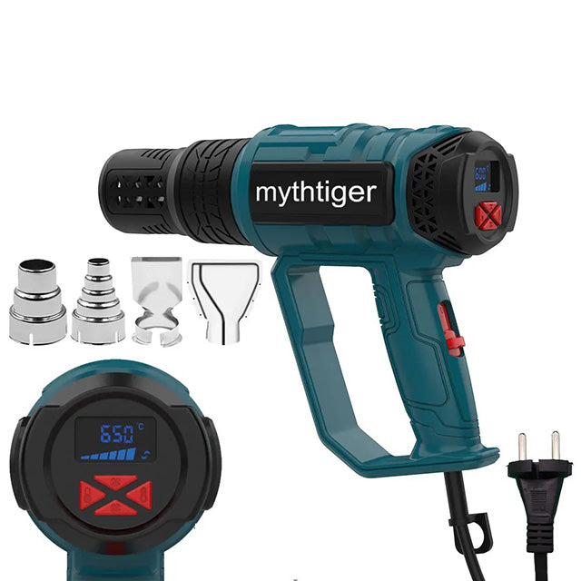 Effektiv Värmefläkt 2000W - Justerbar Temperatur med 4 Munstycken