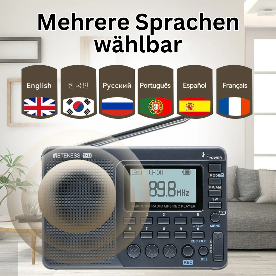 Kompakt bærbar radio – SoundPort