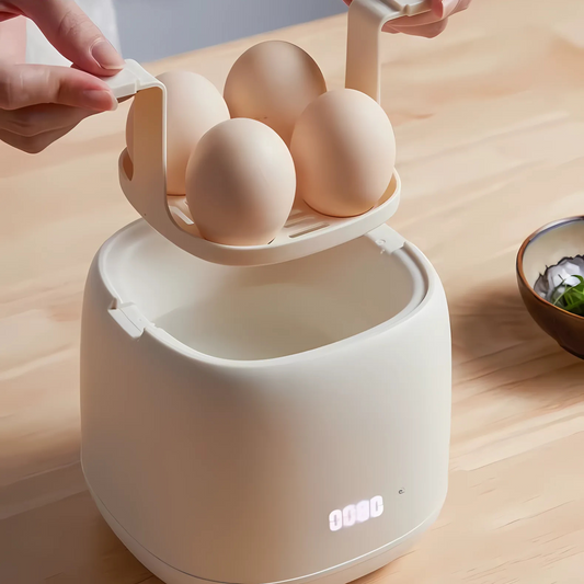 Elektrisk Äggkokare | Perfekta Ägg med En Knapp | Automatisk Avstängning | 4 Ägg