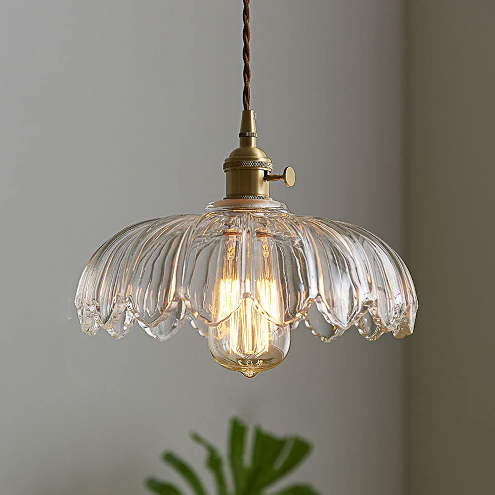 Vintage Bobleglas Loftlampe til Indbydende Hjemmeatmosfære
