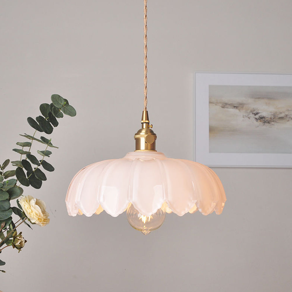 Vintage Bobleglas Loftlampe til Indbydende Hjemmeatmosfære