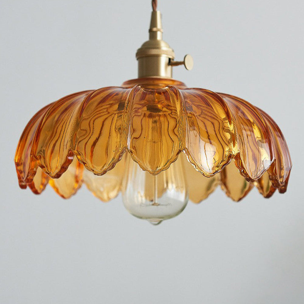 Vintage Bobleglas Loftlampe til Indbydende Hjemmeatmosfære