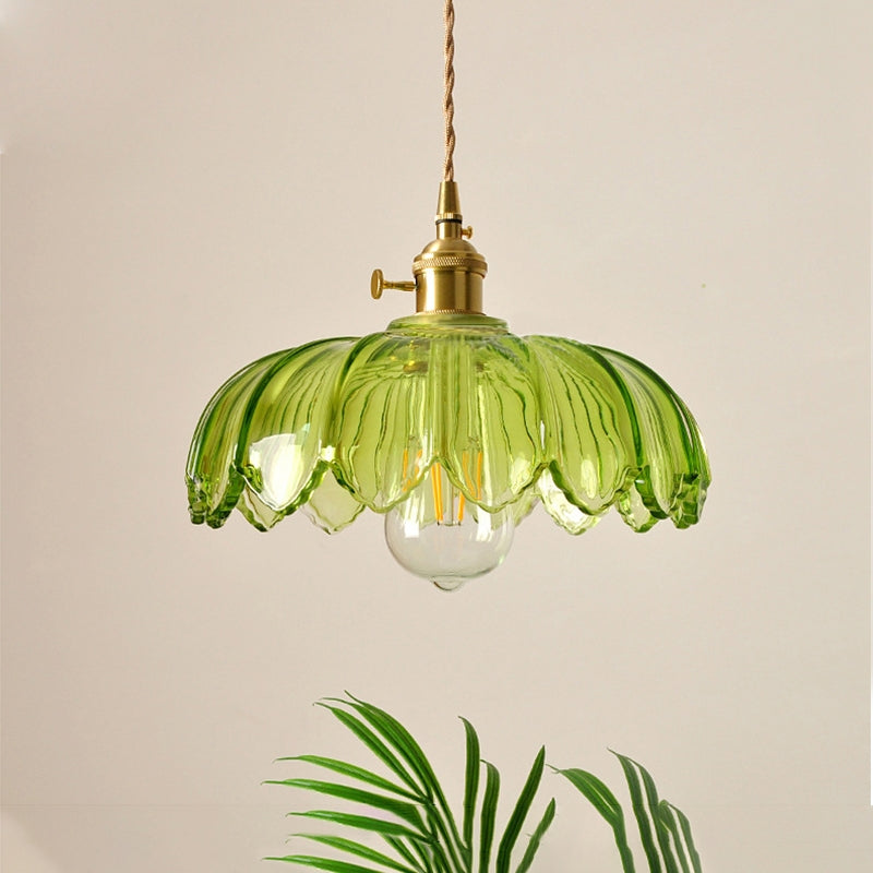 Vintage Bobleglas Loftlampe til Indbydende Hjemmeatmosfære
