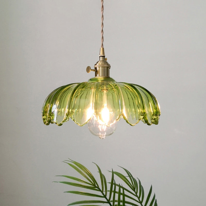 Vintage Bobleglas Loftlampe til Indbydende Hjemmeatmosfære