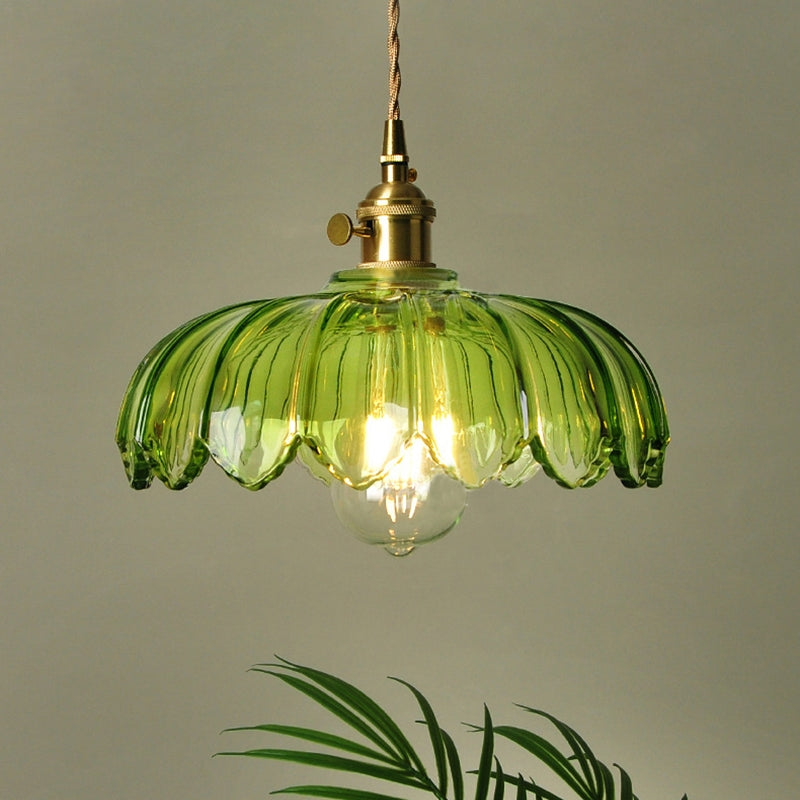 Vintage Bobleglas Loftlampe til Indbydende Hjemmeatmosfære