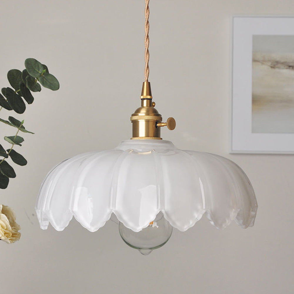 Vintage Bobleglas Loftlampe til Indbydende Hjemmeatmosfære