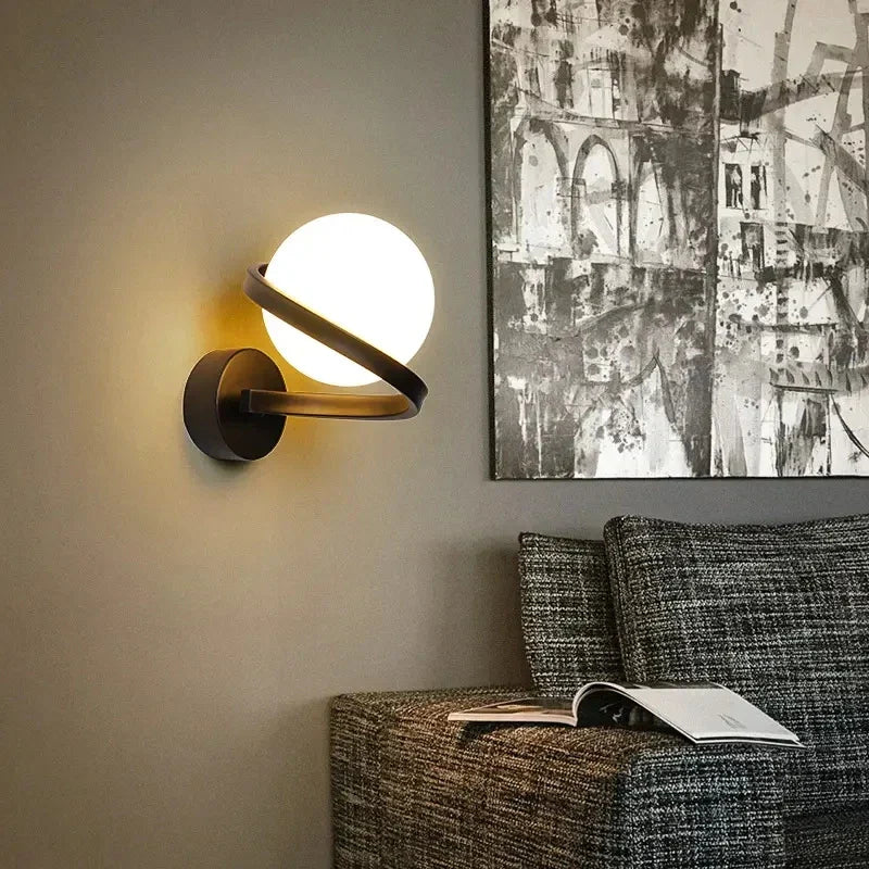 Stilfuld LED-væglampe med blød belysning og elegant design