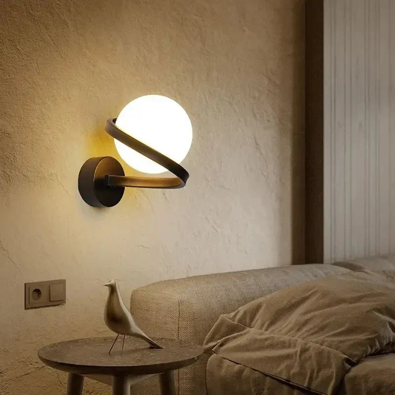 Stilfuld LED-væglampe med blød belysning og elegant design