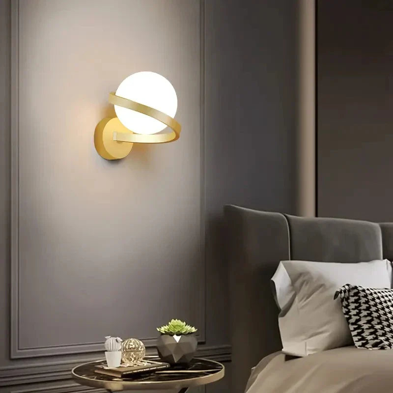 Stilfuld LED-væglampe med blød belysning og elegant design