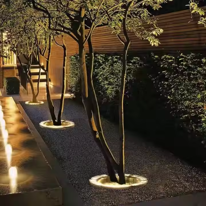 Energieffektiv Udendørs LED-Spotlight til Smukke Træer