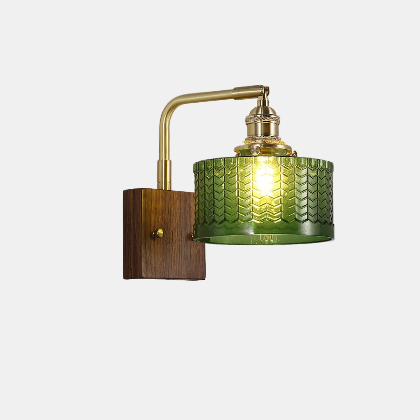 Stilren vägglampa med naturlig trädesign och lugnande ljus