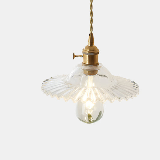 Minimalistisk Glaspendel med Håndblæst Elegance til Spisestue