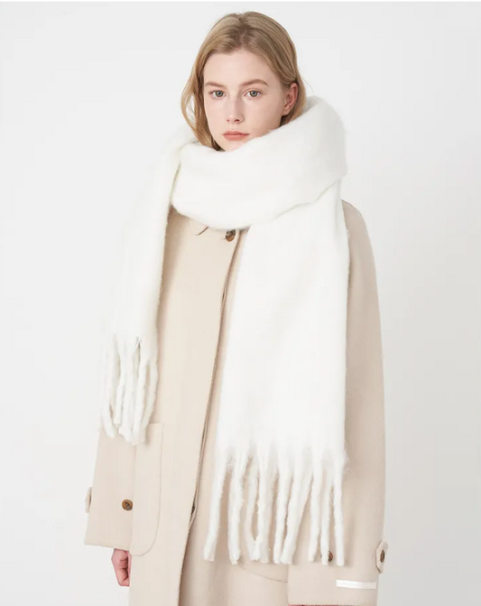 Elegant och Varm Damsjal i Mjuk Polyester - 10 Trendfärger