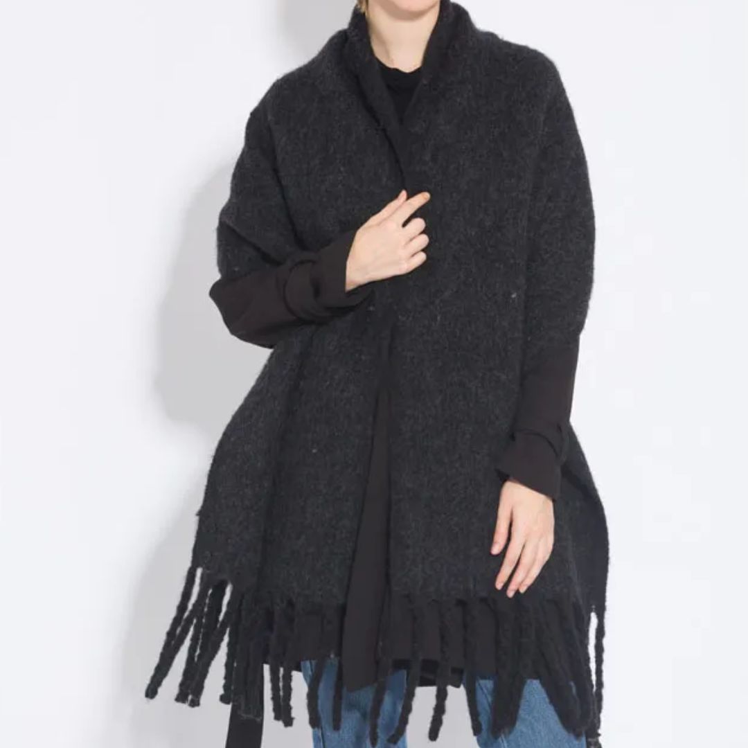 Elegant og Varm Damesjal i Blødt Polyester - 10 Trendfarver