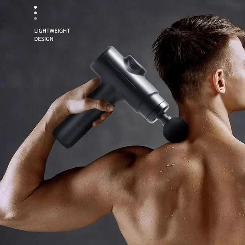Elektrisk Massagepistol med 8 Vedhæftede til Dybvævsmassage