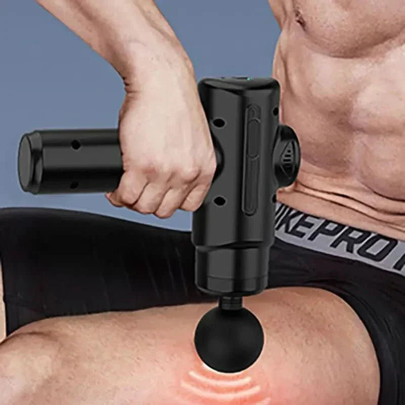 Elektrisk Massagepistol med 8 Vedhæftede til Dybvævsmassage