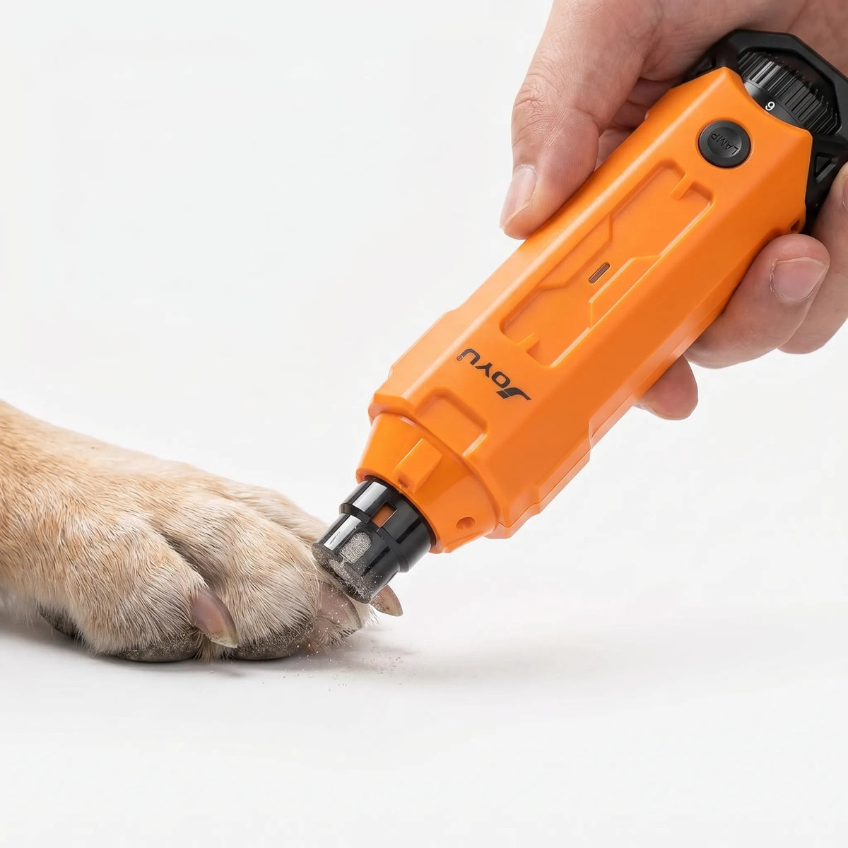 Genopladelig elektrisk hundeklofil med slibefunktion