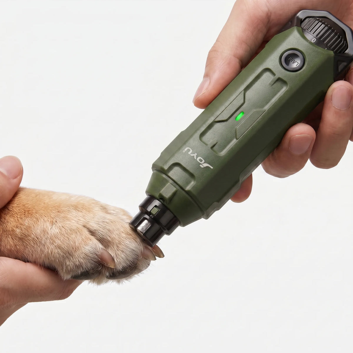 Genopladelig elektrisk hundeklofil med slibefunktion