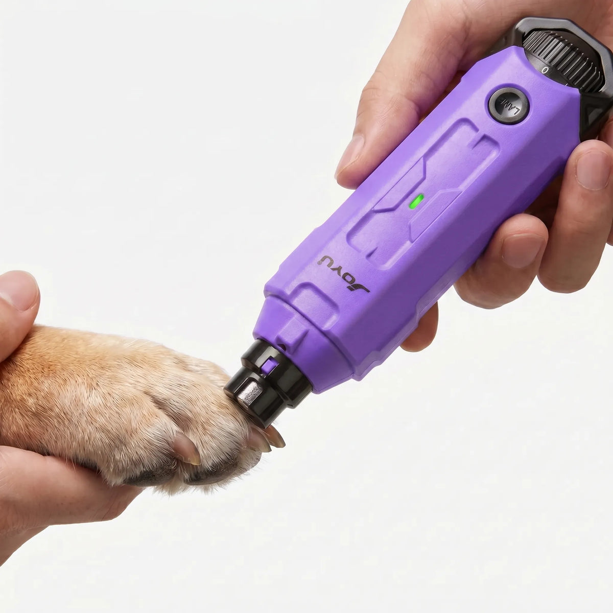 Genopladelig elektrisk hundeklofil med slibefunktion