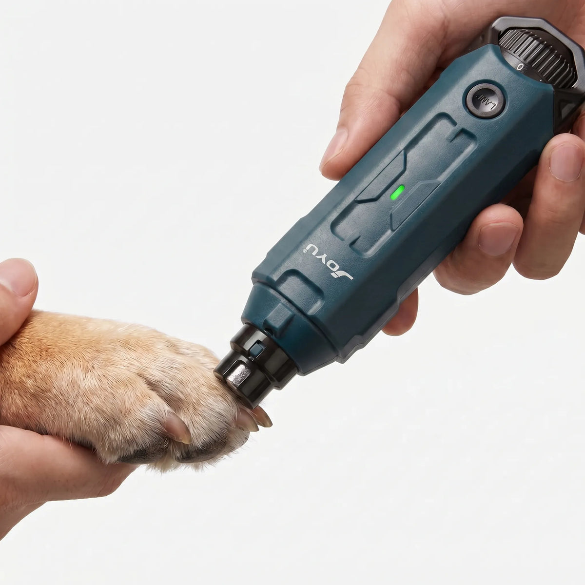 Genopladelig elektrisk hundeklofil med slibefunktion