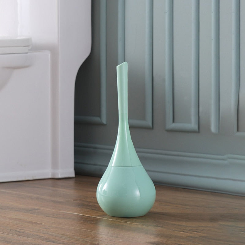 Stilfuld Sort Toiletbørste med Hygiejnisk Design