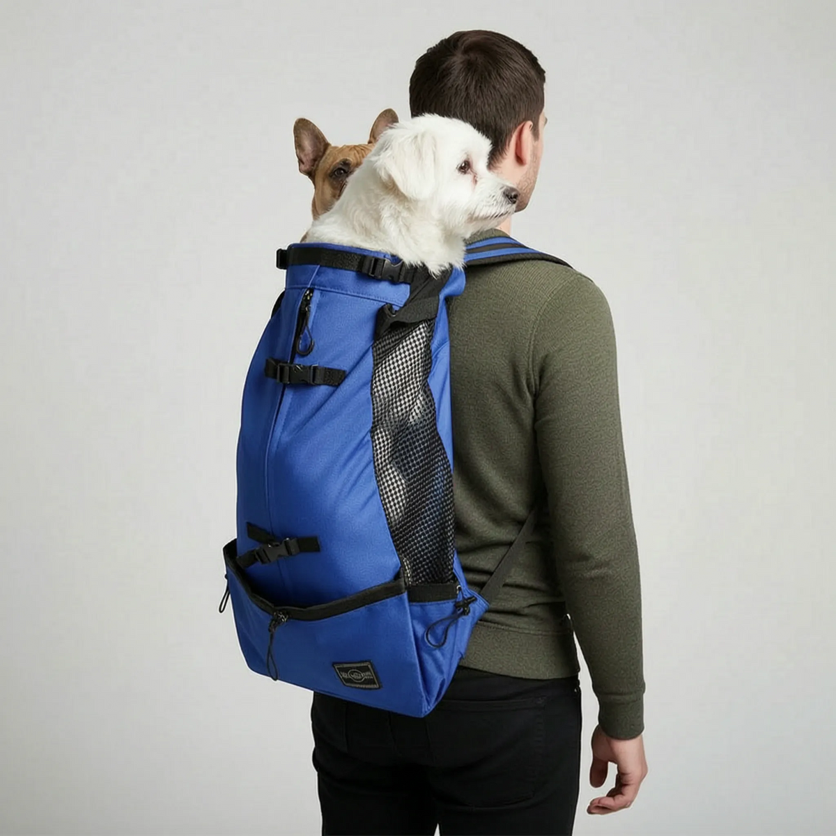 Ergonomisk ryggsäck för hundtransport - Vänner på språng