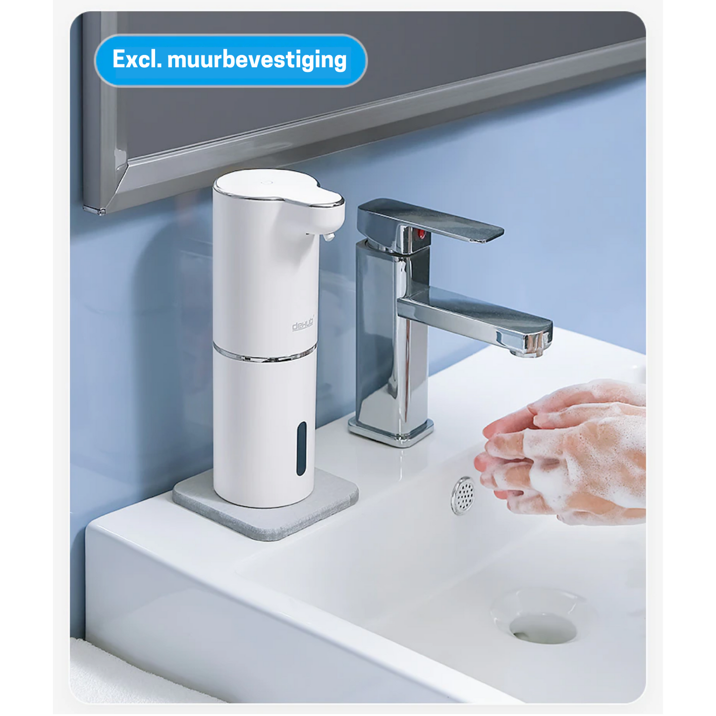 Automatisk Skummende Sæbe Dispenser - Sjov og Kontaktfri Håndvask
