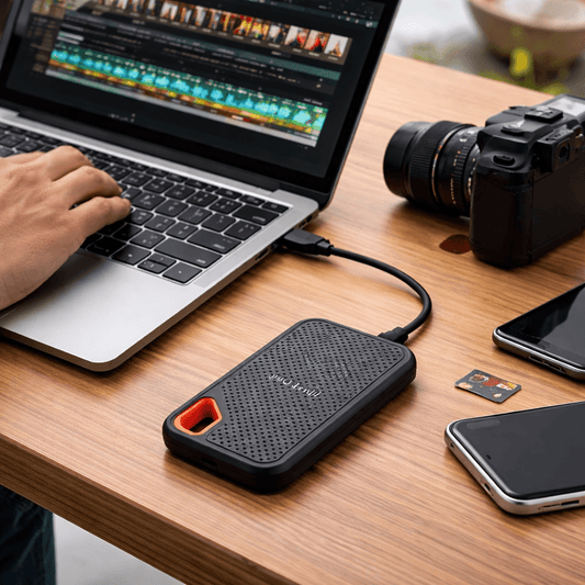 Snabb och pålitlig bärbar SSD med USB C-anslutning
