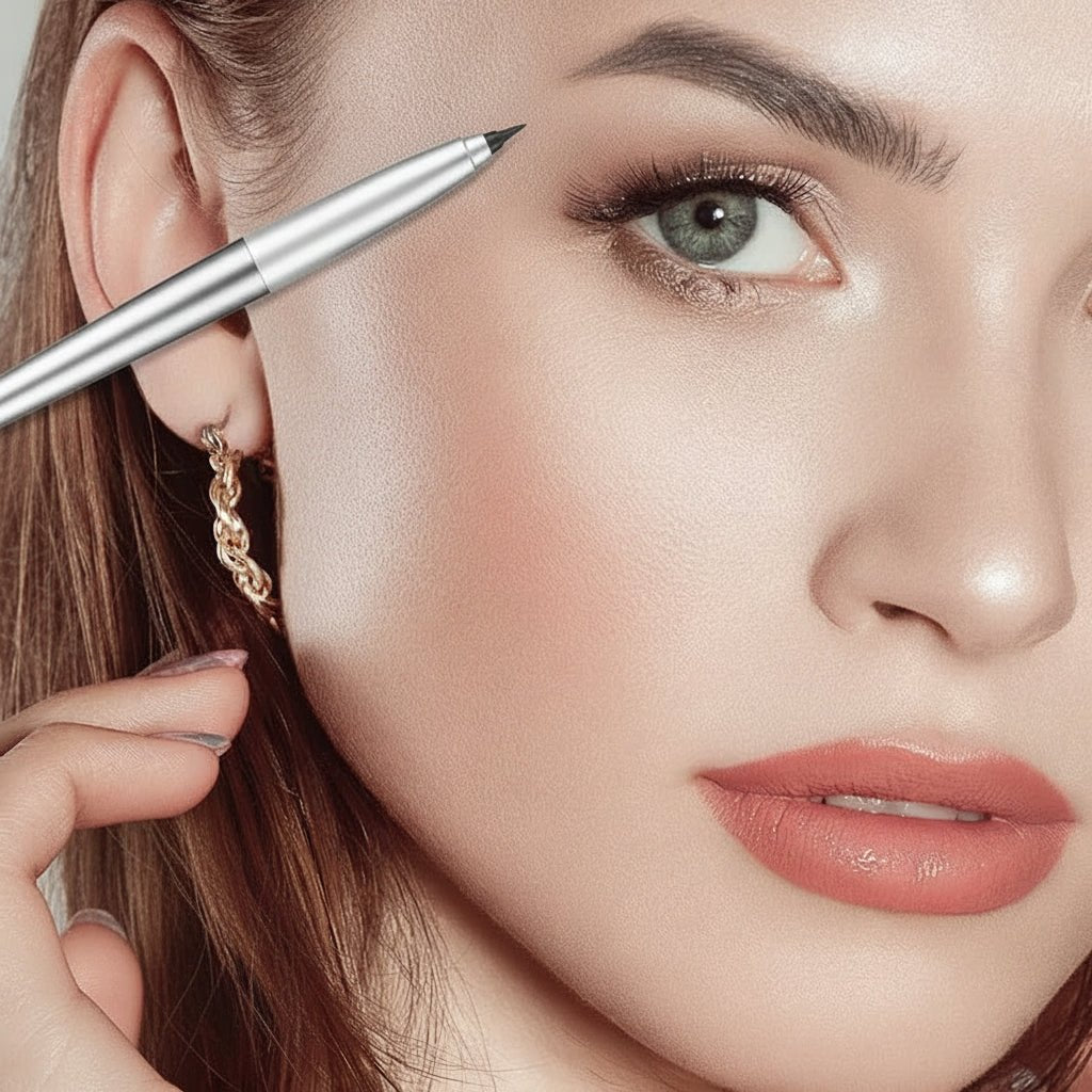 Vandtæt Øjenbrynspen med Microblading Effekt - Nem & Hurtig