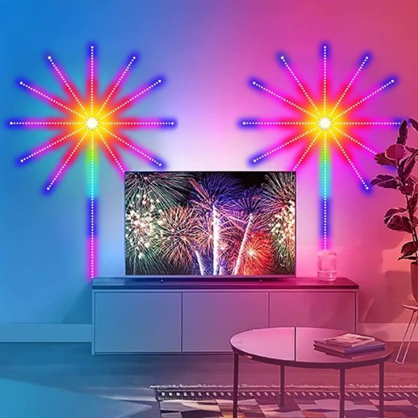 Farvede LED-lamper med reaktion på lyd