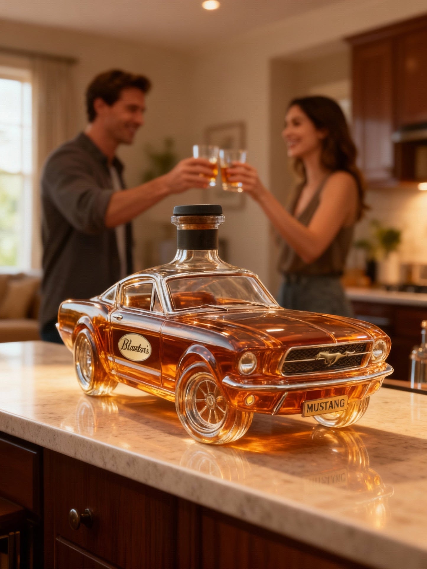 Whisky Dekanter i Form af Bil – Mustang Design