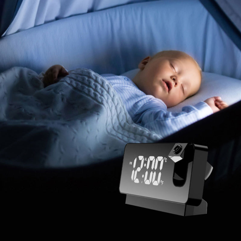 Moderne Vækkeur med Projektorfunktion | Praktisk Digital Alarm