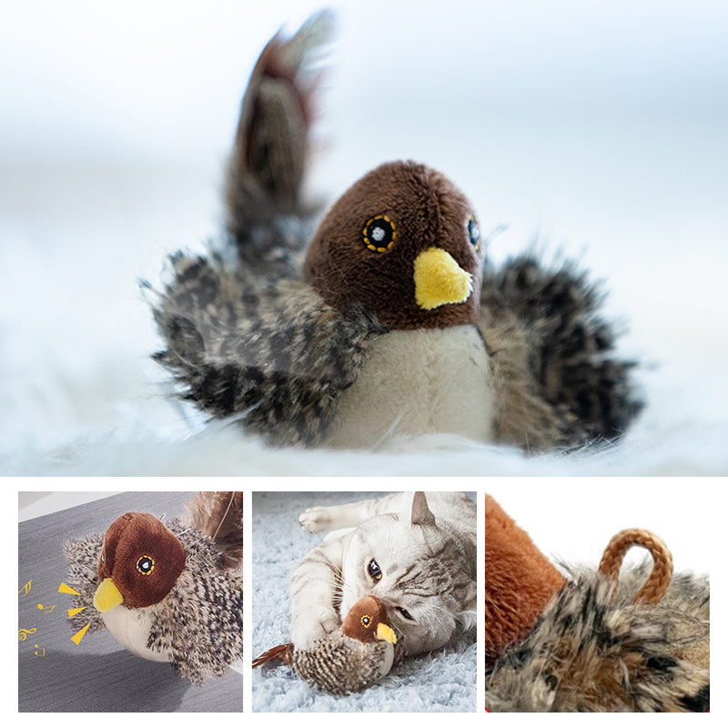 Interaktiv kattleksak - ChirpBird