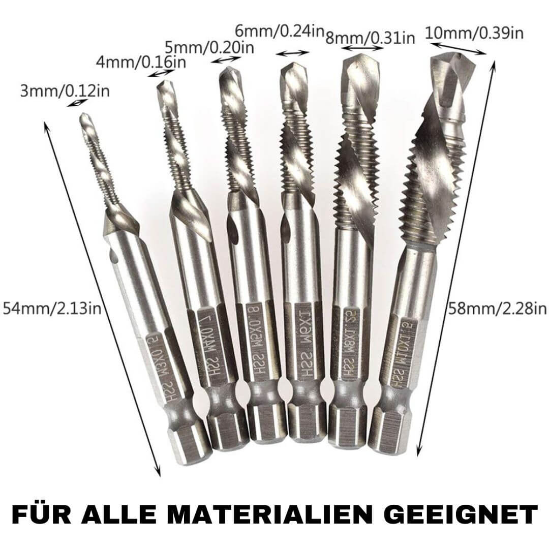 6x Bitholder Sæt - Ideelle Bits til de hårdeste boreopgaver