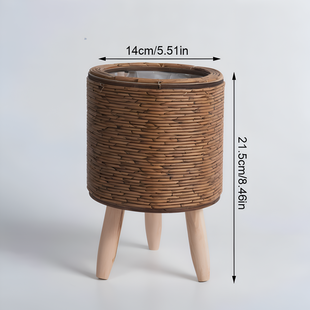 Handvävd Planteringskruka i Rustik Design | Hållbar och Elegant