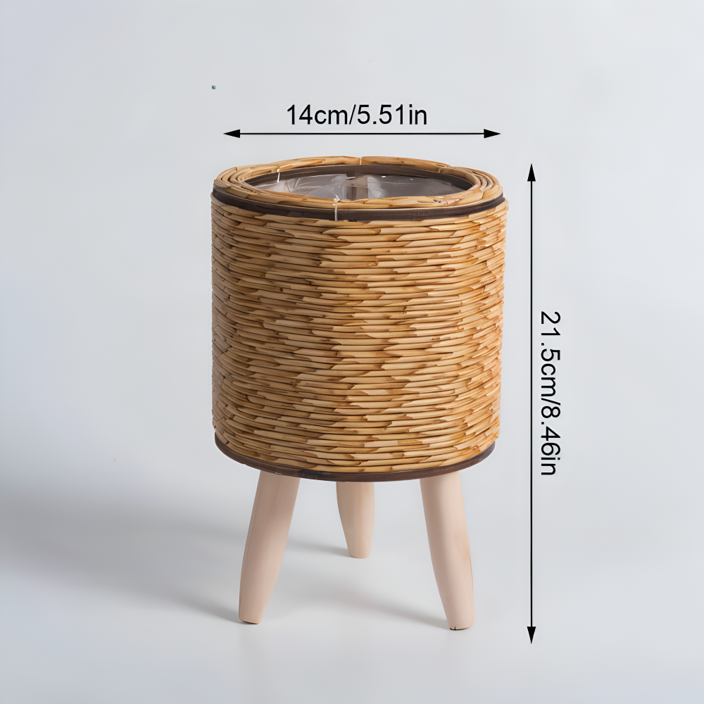 Handvävd Planteringskruka i Rustik Design | Hållbar och Elegant