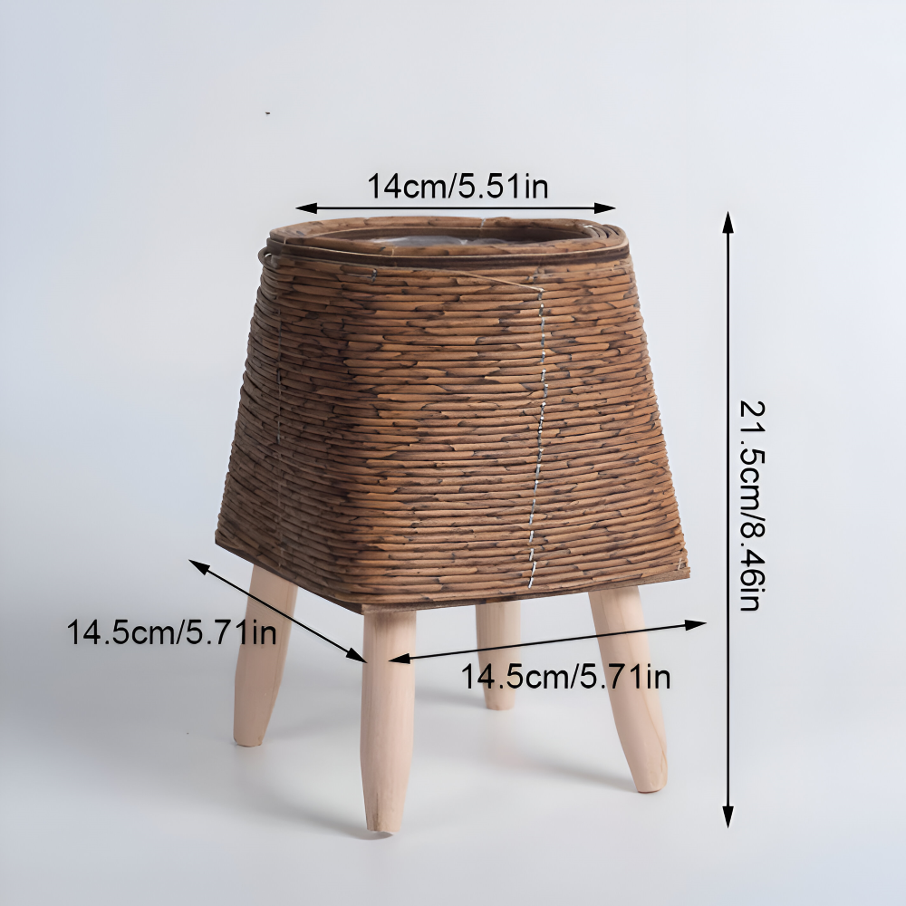 Handvävd Planteringskruka i Rustik Design | Hållbar och Elegant
