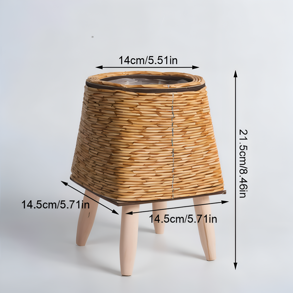 Handvävd Planteringskruka i Rustik Design | Hållbar och Elegant