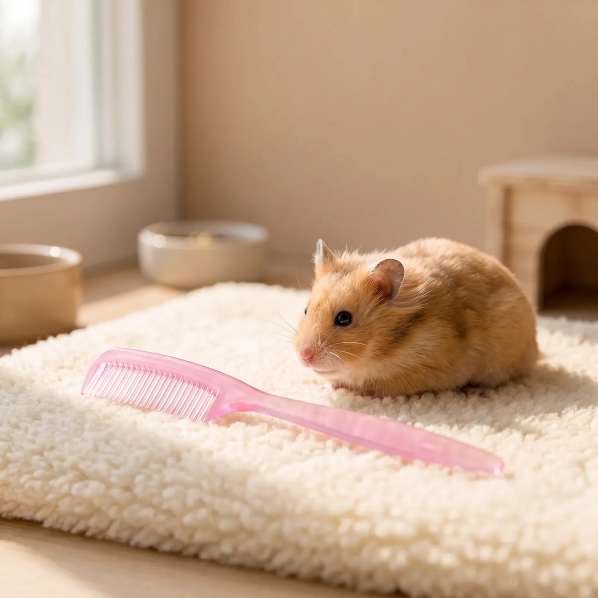 Fin tandet kam til smådyr - FluffComb