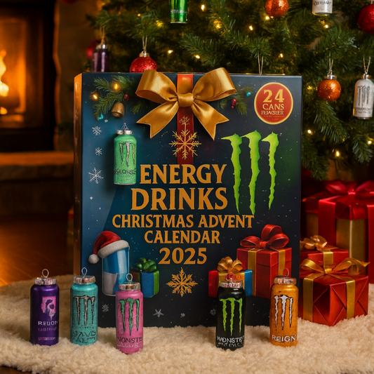 Adventskalender med 24 energidrycksval