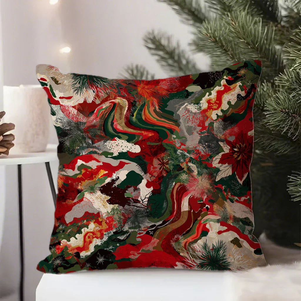 Festliga julkuddfodral 40x40 cm | Komfort och stil för hemmet