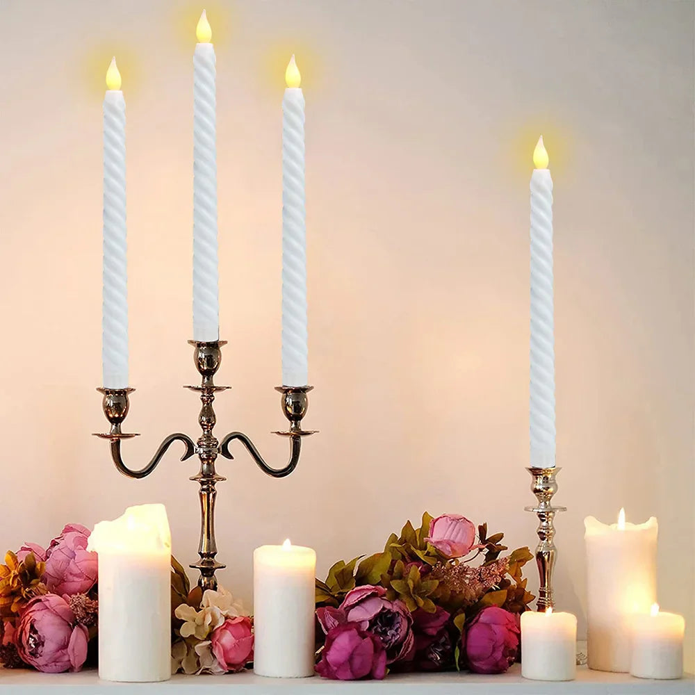 3D LED Lys til Julehygge - Sikkert og Realistisk Voksdesign