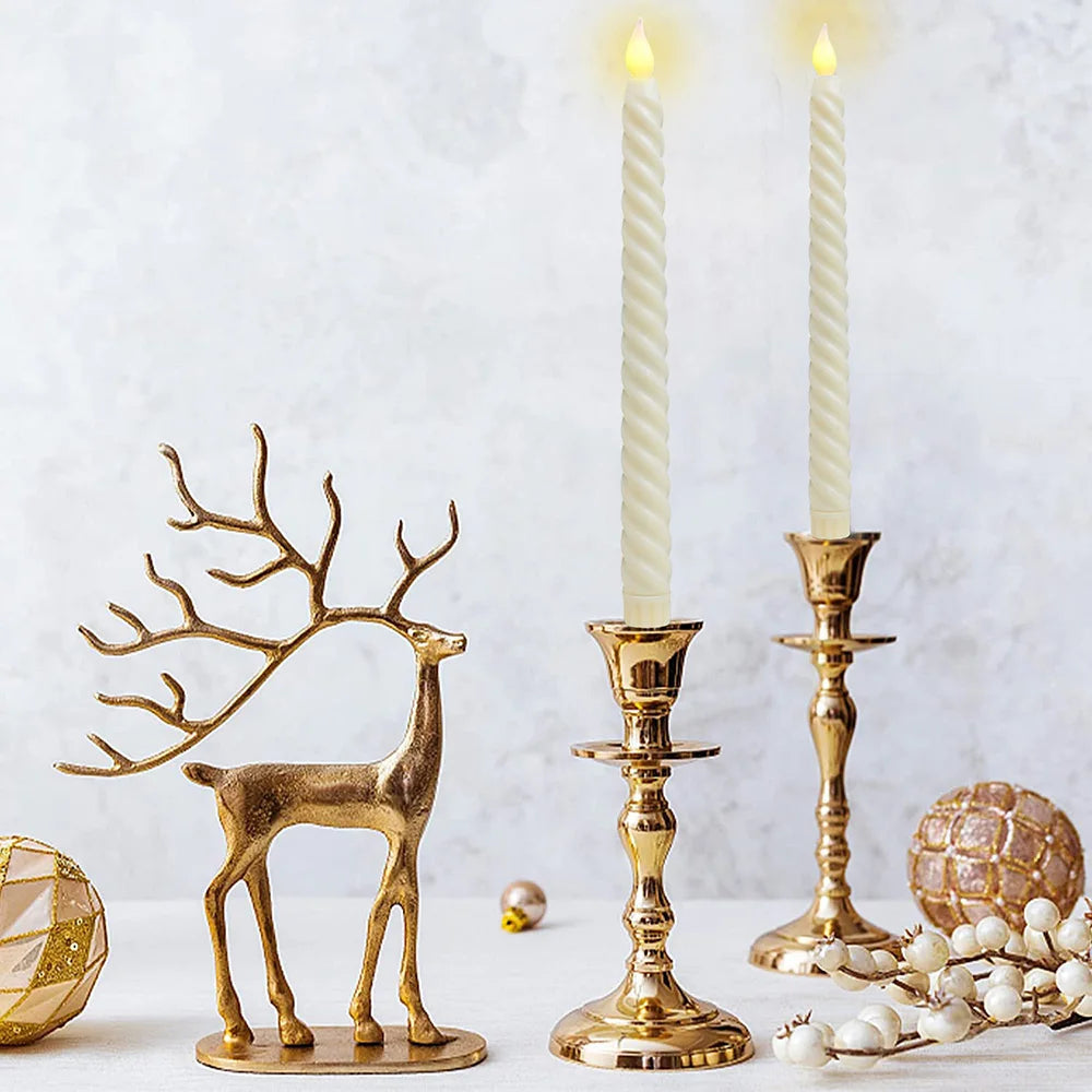 3D LED Lys til Julehygge - Sikkert og Realistisk Voksdesign