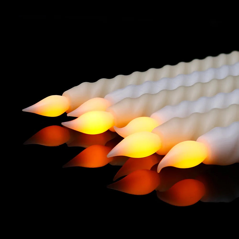 3D LED Lys til Julehygge - Sikkert og Realistisk Voksdesign